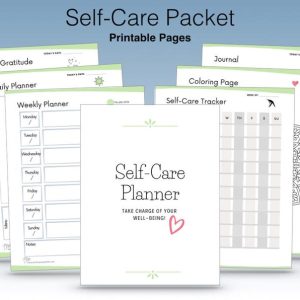 Self-Care Planner Digital Download Product Image