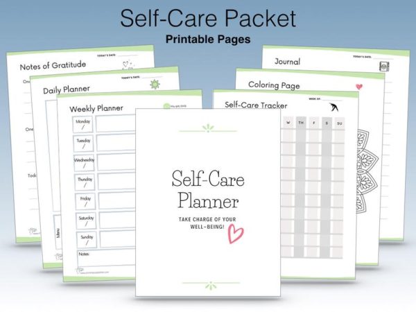 Self-Care Planner Digital Download Product Image