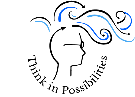 Think in Possibilities Logo with White Circle