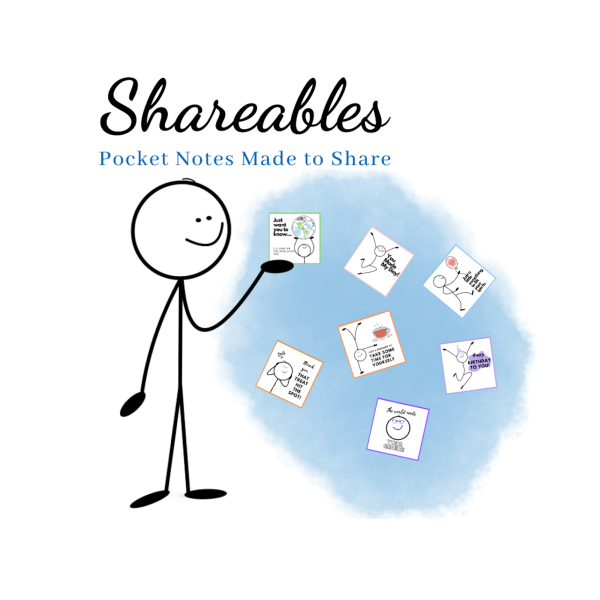 shareables, pocket notes made to share
