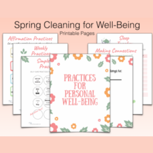 Practices for well-being digital printable download product thumbnail